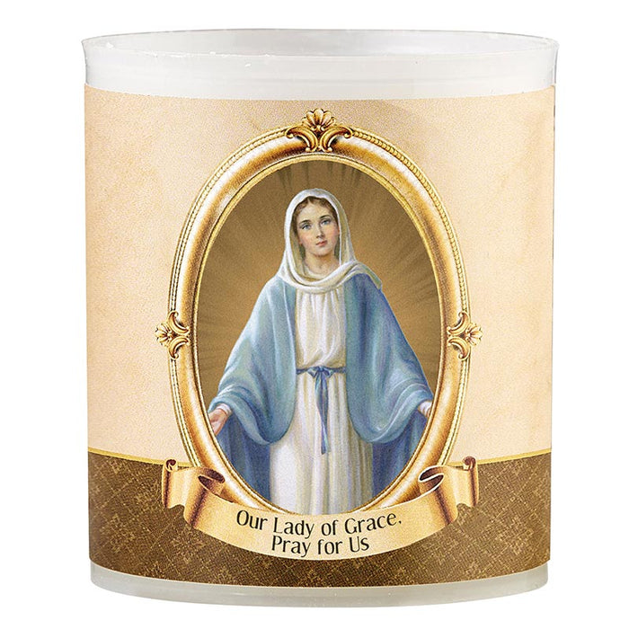 Our Lady of Grace Devotional Votive Candle