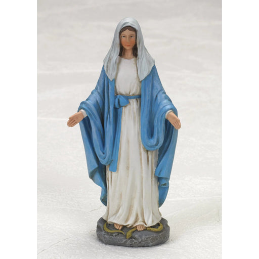 4" Our Lady of Grace Resin Statue - 3 Pieces Per Package