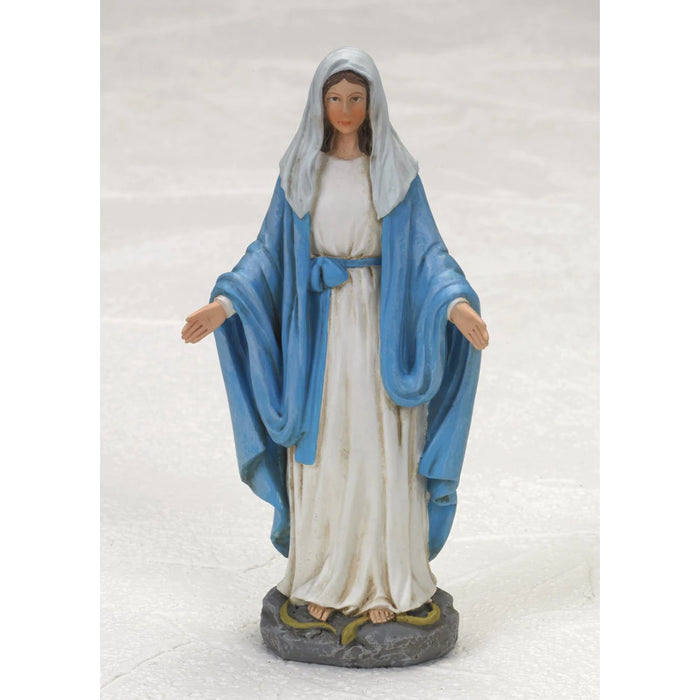 4" Our Lady of Grace Resin Statue - 3 Pieces Per Package