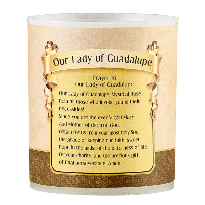 Our Lady of Guadalupe Devotional Votive Candle