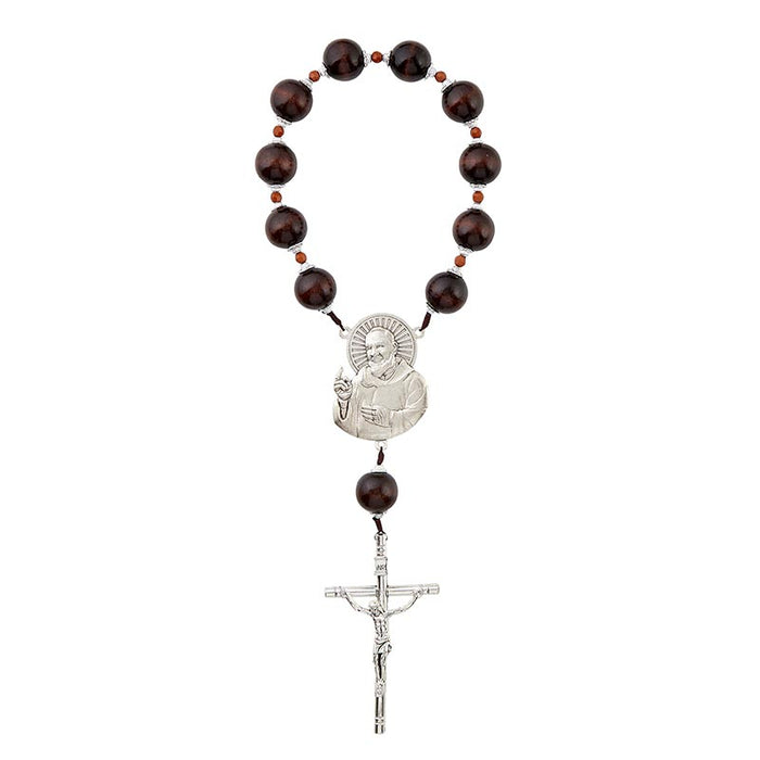 Padre Pio Wall Decade Door Rosary