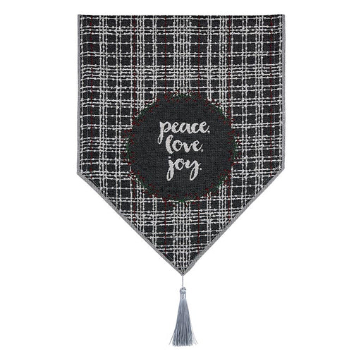 Peace Love Joy Fabric Table Runner