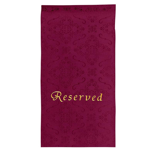 Pew Reserve Cloth - 4 Pieces Per Package