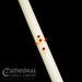 Plain/ Blank Paschal Candle - Cathedral Candle - Beeswax - 18 Sizes