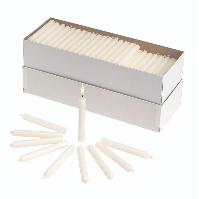 5.75" Polar Devotional Candlelight Service Candles- 250 Pieces Per Set prayer candle bulk prayer candle white prayer candle candle service kit candlelight kit