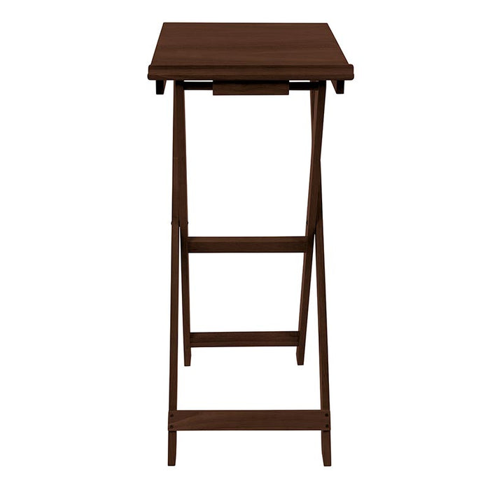 Portable Folding Lectern - Walnut Stain