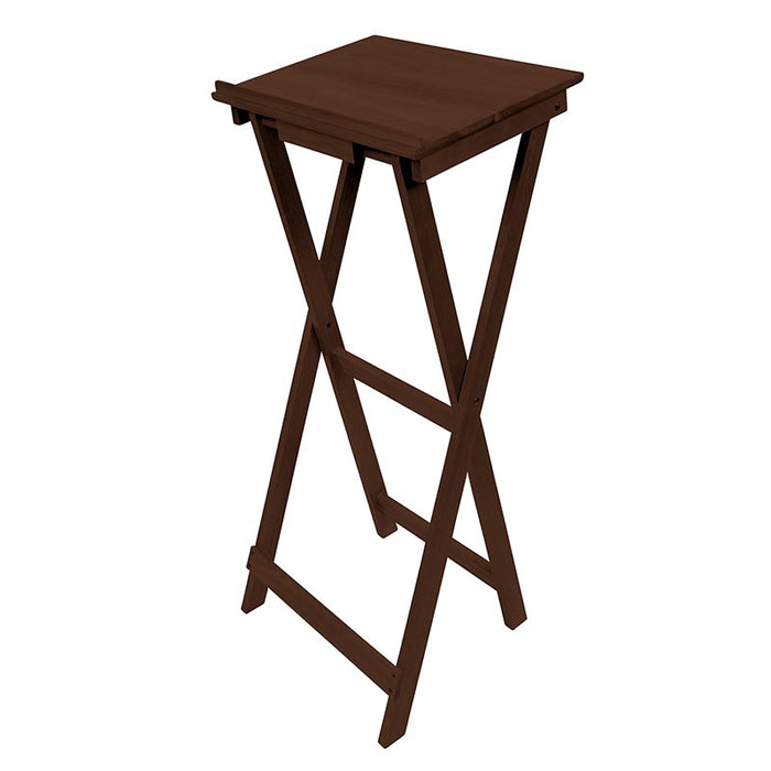 Portable Folding Lectern - Walnut Stain