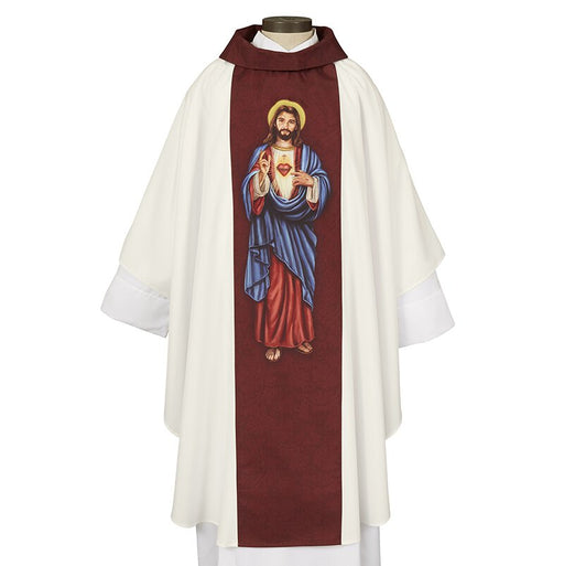 Printed Sacred Heart Chasuble