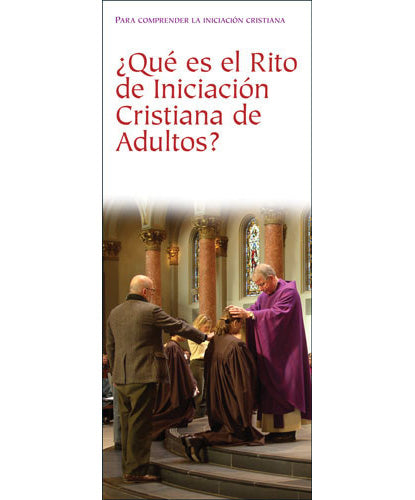 ¿Qué ES El Rito de Iniciación Cristiana de Adultos? - 4 Pieces Per Package