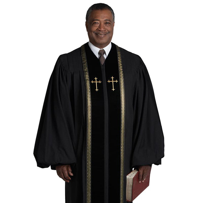 RT Wesley Pulpit Robe black