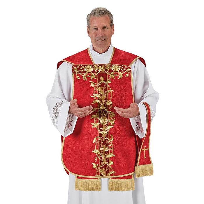 Roman Chasuble with Accessories - Emmanuel Collection