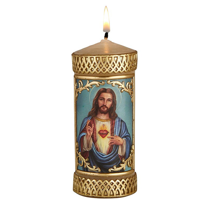 Sacred Heart Devotional Candle