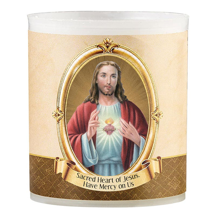 Sacred Heart Devotional Votive Candle