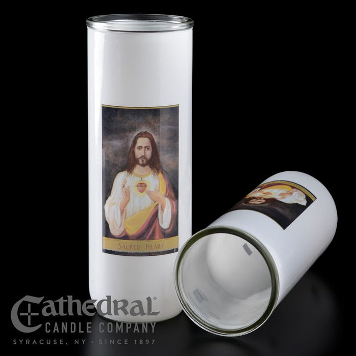 5, 6, 7-Day Sacred Image Candle Globes