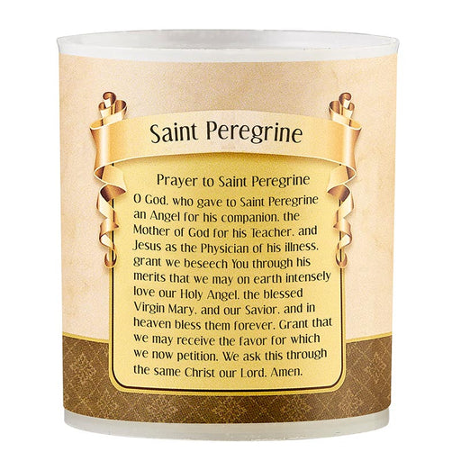 Saint Peregrine Devotional Votive Candle