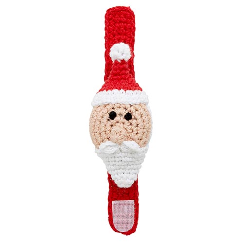 Santa Crochet Wristlet