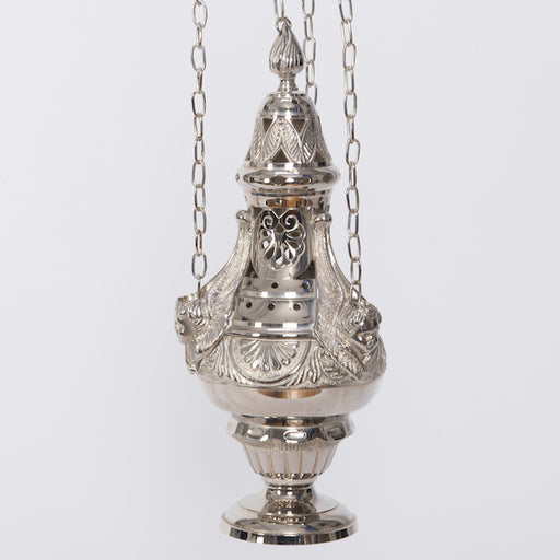 Silver Plated Censer with Angels Traditional Silver plated Thurible / Censer with Angels