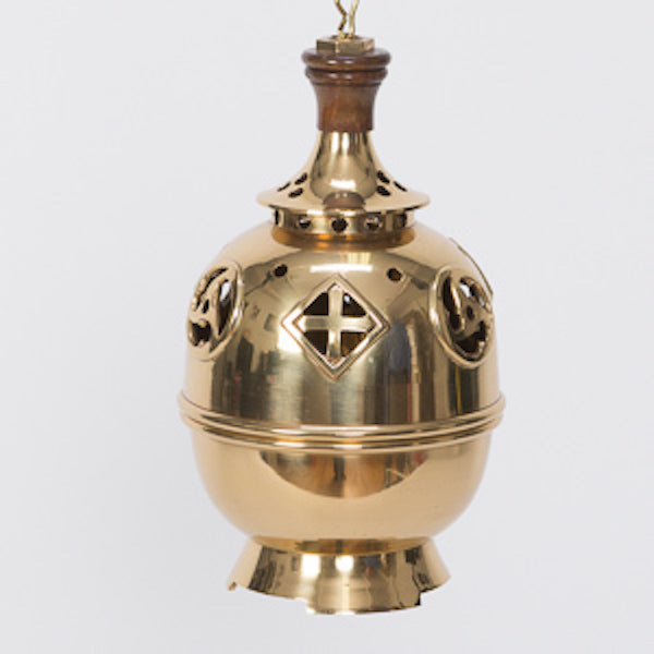 Single Chain Brass Censer