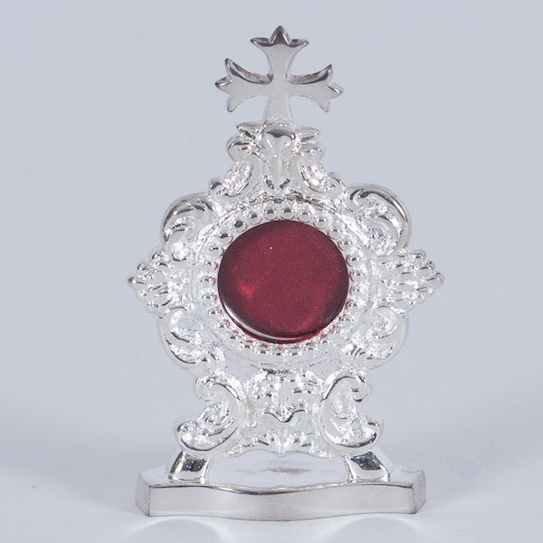 Small French Style Reliquary Silver Plated French Style Reliquary Silver Plated Reliquary