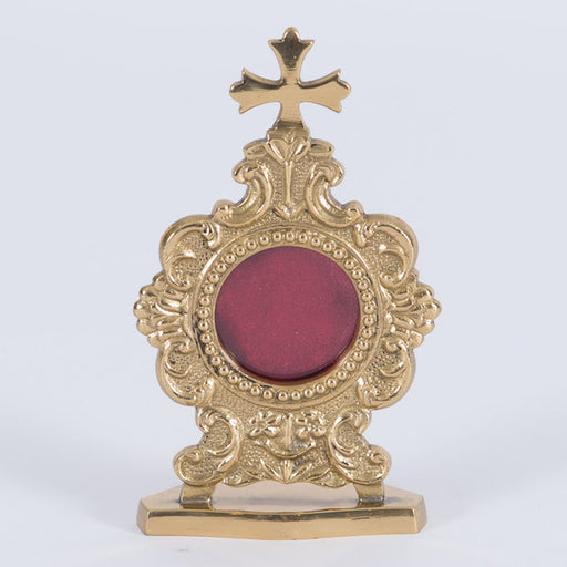 Small French Style Reliquary Brass French Style Reliquary Brass Reliquary