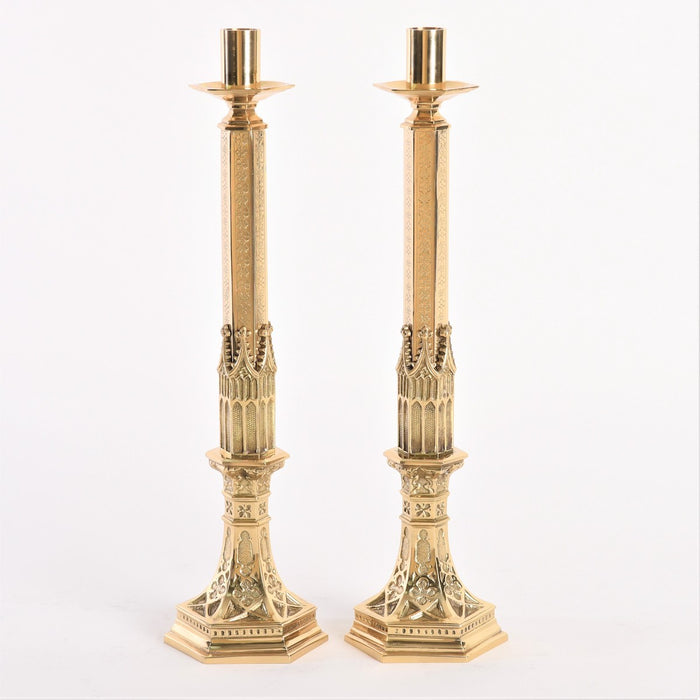 Small Gothic Style Candlestick