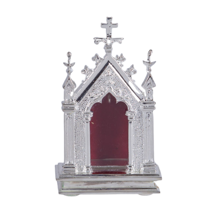 Small Relic House Silver Plated Relic House Silver Plated Reliquary