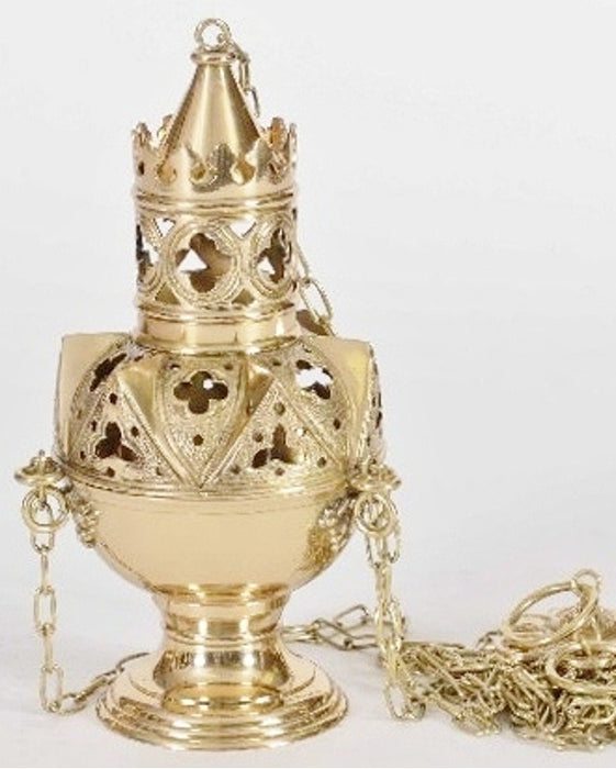 Smaller Church Censer in Solid Brass Smaller Church Censer - Thurible made in Solid Brass