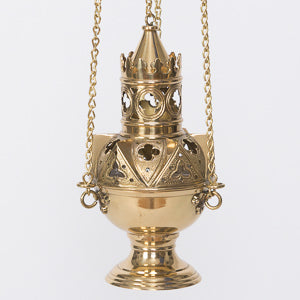 Smaller Church Censer in Solid Brass Smaller Church Censer - Thurible made in Solid Brass