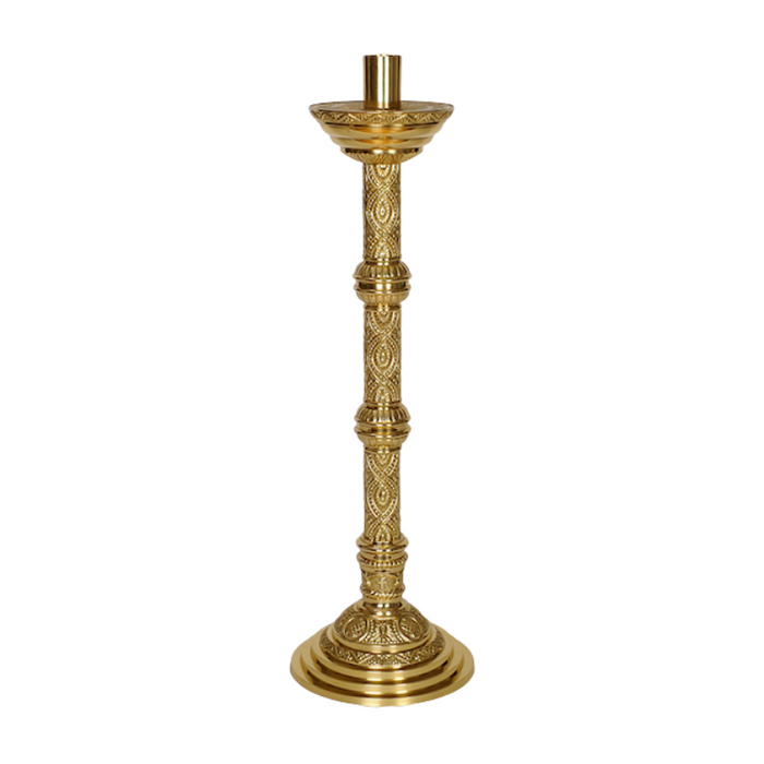 Candelabro de altar adornado tradicional de 24"