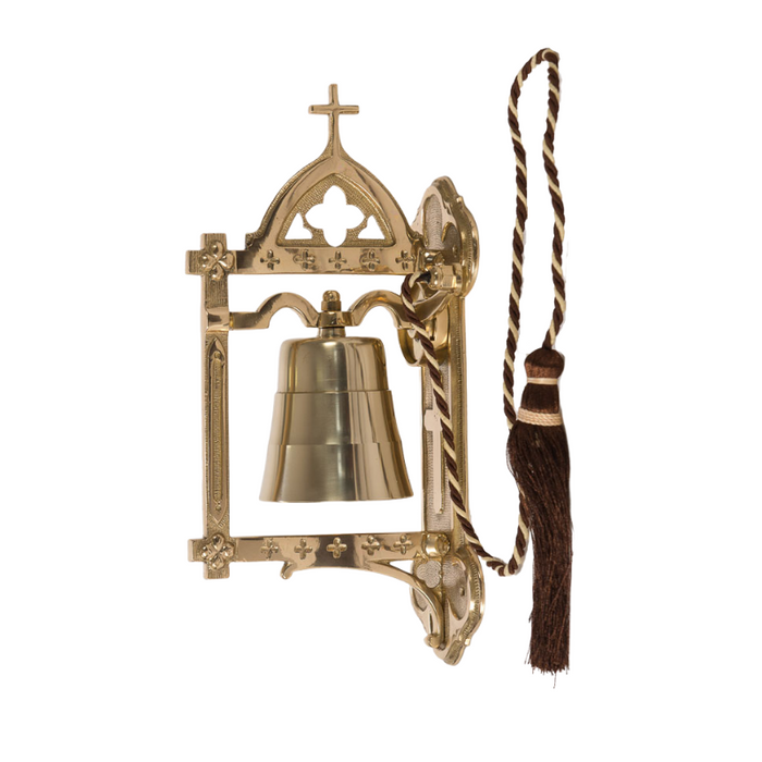 Solid Brass Wall Hung Church Sanctuary Bell