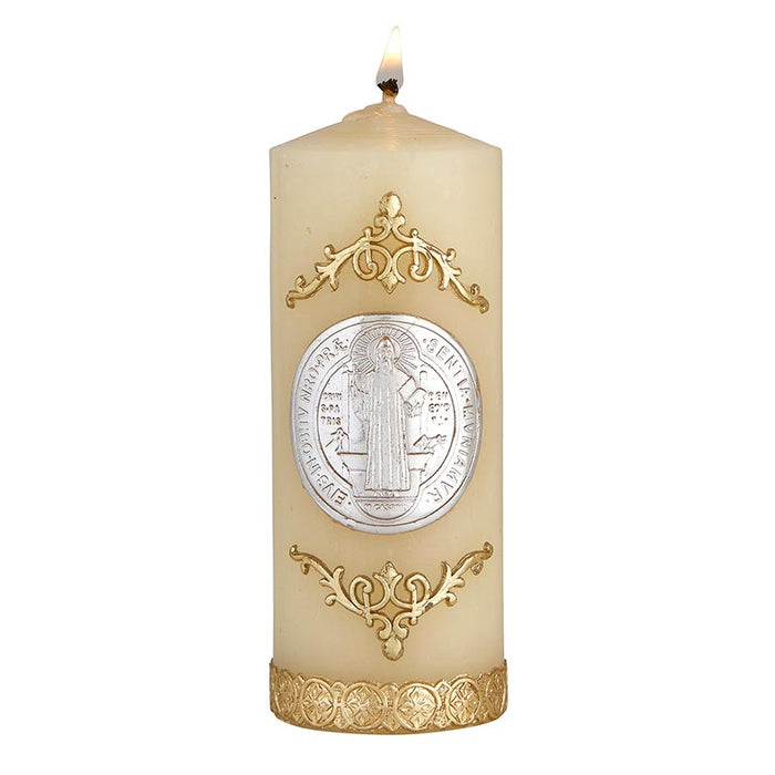 Saint Benedict Devotional Candle