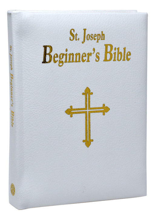 St. Joseph Beginner's Bible - White Imitation Leather