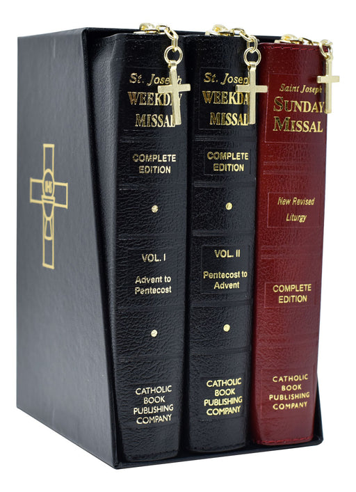 St. Joseph Daily And Sunday Missals - Complete Gift Box 3-Volume Set