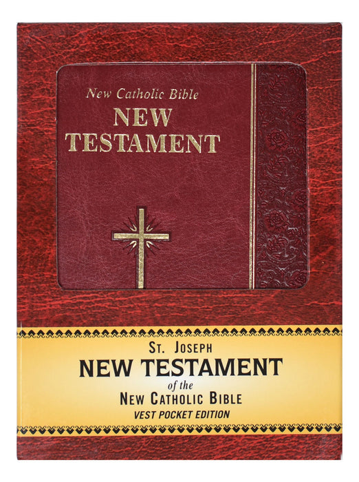 St. Joseph New Catholic Bible New Testament - Burgundy