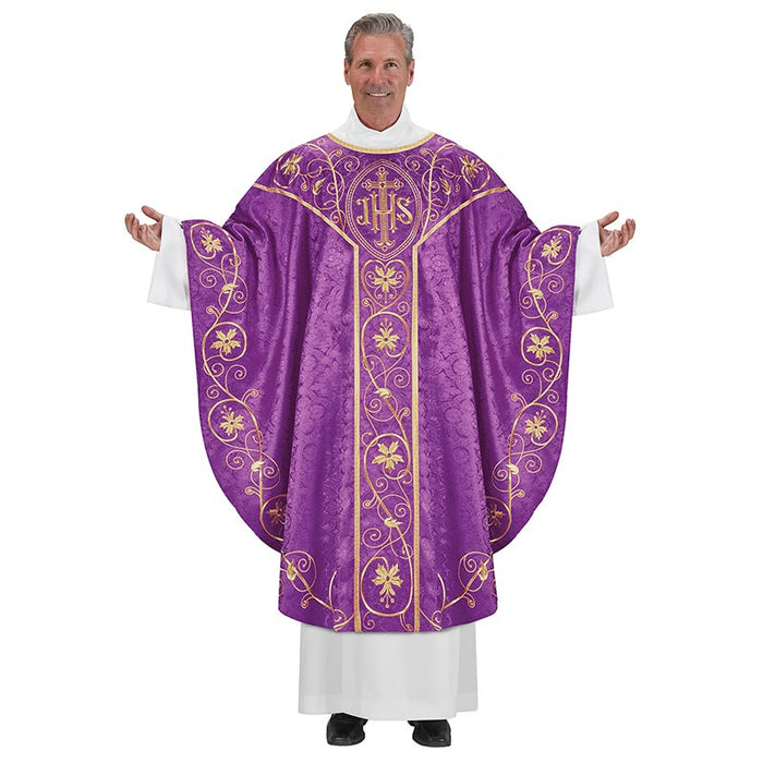 The Floreale Gothic Style Chasuble with Cowl Collar