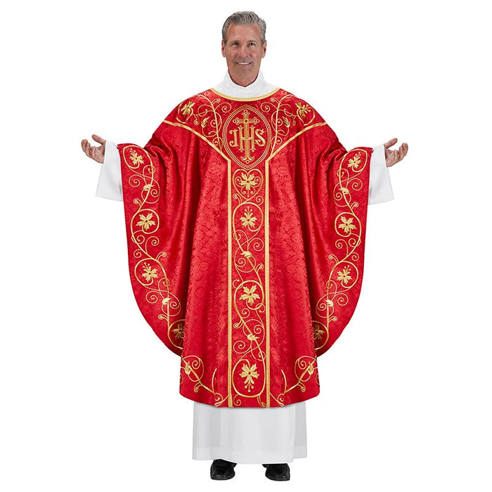 The Floreale Gothic Style Chasuble with Cowl Collar