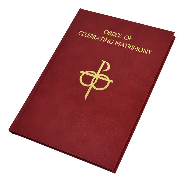 The Order Of Celebrating Matrimony - Bonded Leather