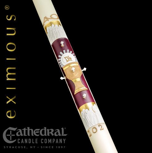 The Twelve Apostles Paschal Candle - Cathedral Candle - Beeswax - 17 Sizes