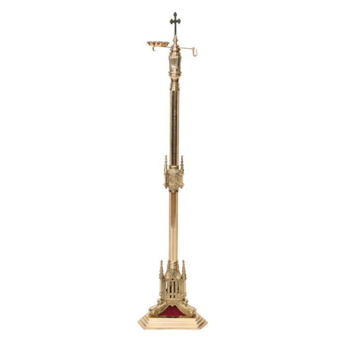 Traditional Gothic Brass Censer Stand