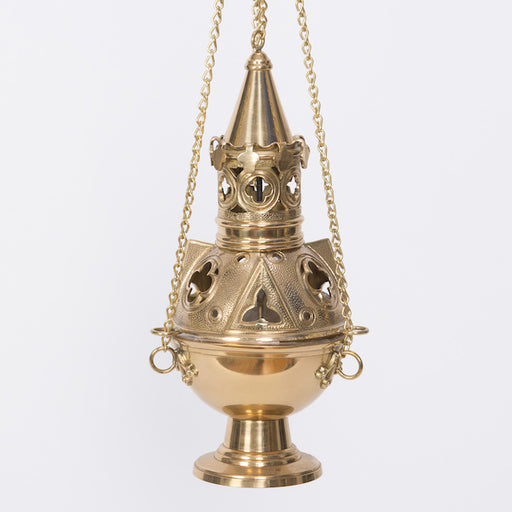 Traditional Brass Censer Traditional Censer / Thurible with removable charcoal cup.