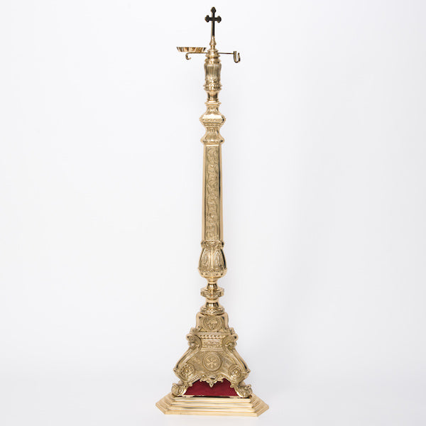 Traditional Censer Stand Solid brass, Polished and lacquered.