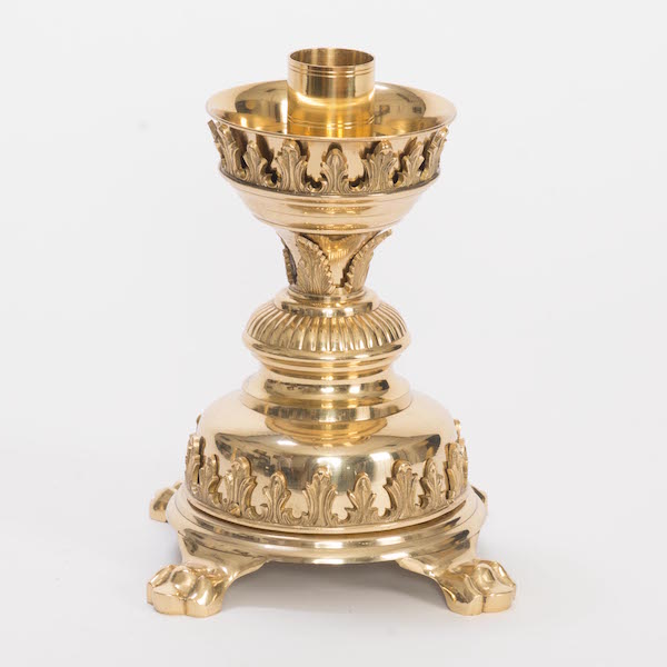 Traditional Short Altar Top Candlestick