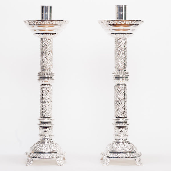 18.5" Traditional Ornate Altar Candlestick