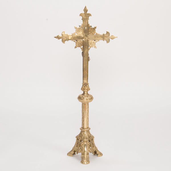 Traditional Solid Brass Church Altar Crucifix