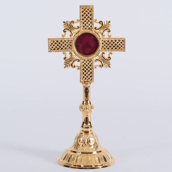 Traditional Veneration Cross Reliquary Cross Reliquary Traditional Veneration Cross Reliquary Cross Reliquary Gold Plated Traditional Veneration Cross Reliquary