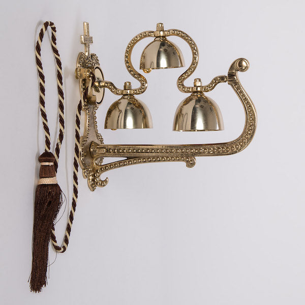 Triple Wall Hanging Sacristy Bells