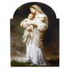 12" H  Bouguereau Innocence Arched Plaque plaque wall plaque wall plaques catholic images plaque classic plaque