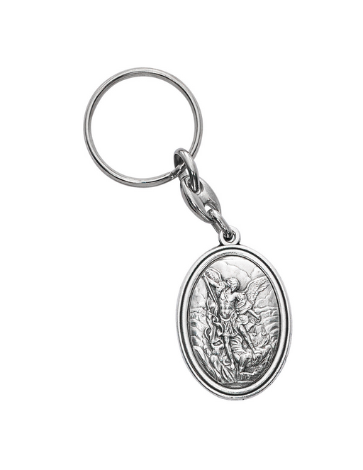 St. Michael Key Ring Saint Michael Key Ring St Michael Key Ring Military Protection St. Michael Armed Forces Protection Armed Forces Guidance