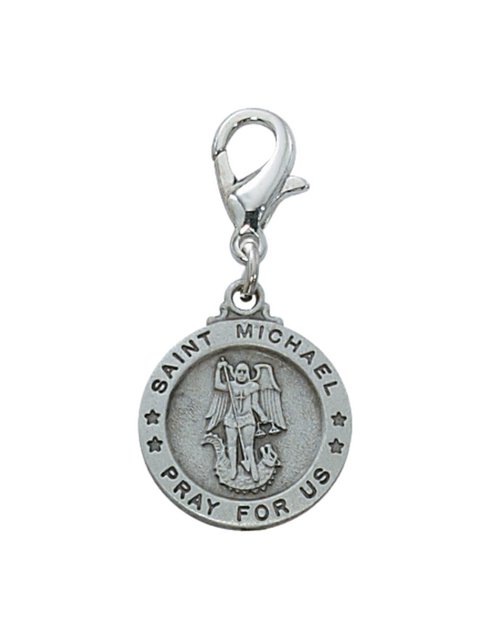 St. Michael Key Clip Charm Military Protection St. Michael Armed Forces Protection Armed Forces Guidance Clip Charm