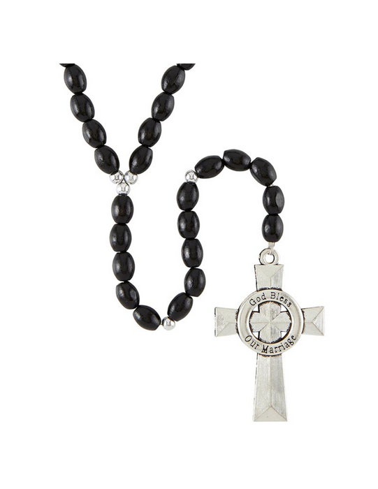 Groom's Black Rosary Weddings Wedding Symbols Anniversary Symbols Anniversary Present Wedding Present